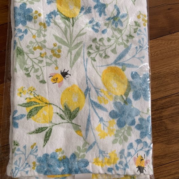Live Laugh Love Lemons and Bees Kitchen Towel Set - Picture 4 of 4